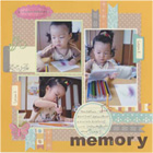 はじめての1ページスクラップブッキング（12インチ）